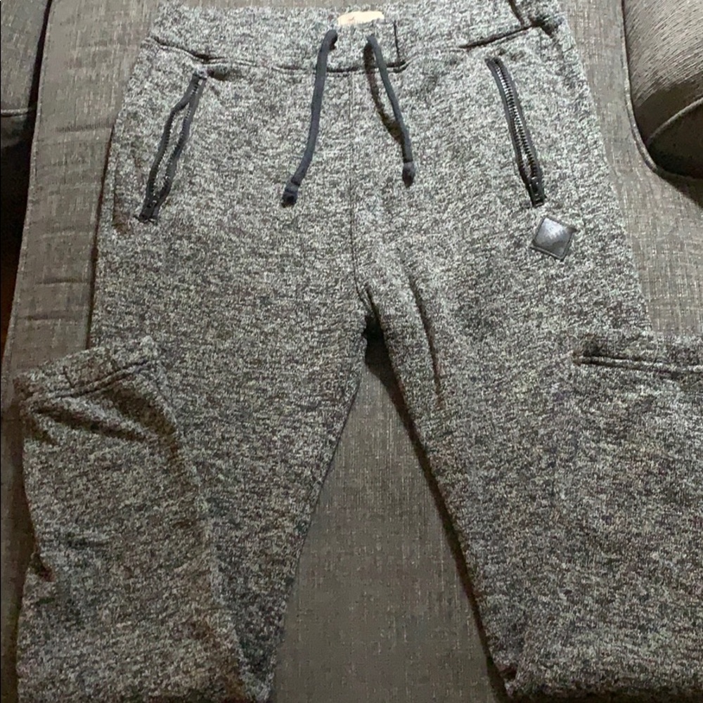 Gray hollister joggers